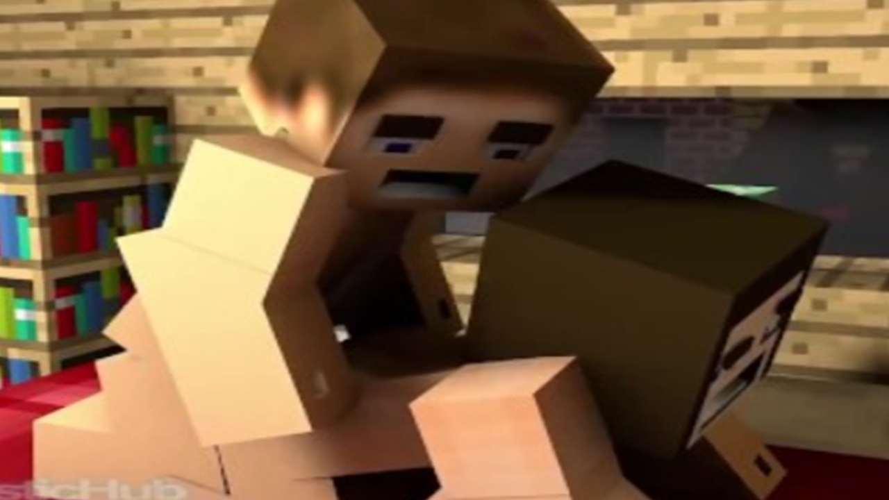 minecraft sex porn vid minecraft porn super deep throat slime girl video